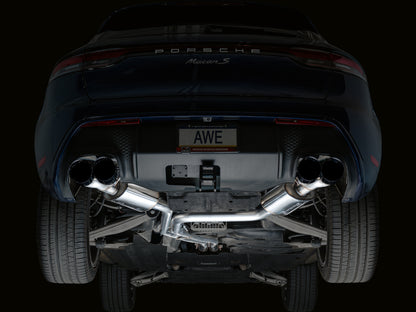 AWE Tuning 19-21 Porsche Macan 3.0T/2.9TT Touring Edition Cat-Back Exhaust w/ Diamond Black Tips