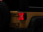 Raxiom 07-18 Jeep Wrangler JK Axial Series Carver LED Tail Lights- Blk Housing (Smoked Lens)