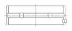 ACL 08+ Mitsubishi 4B11T Evo X 0.25mm Oversized High Performance Main Bearing Set