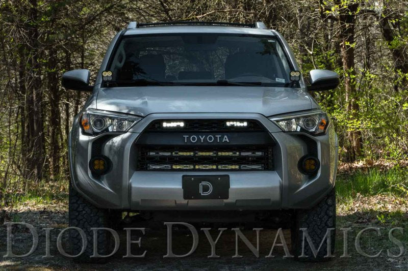 Diode Dynamics 14-21 Toyota 4Runner Stage Series SAE/DOT LED Lightbar Kit - Amber Driving