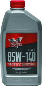 Twin Power 85W140 Semi-Synthetic Transmission Lube Quart