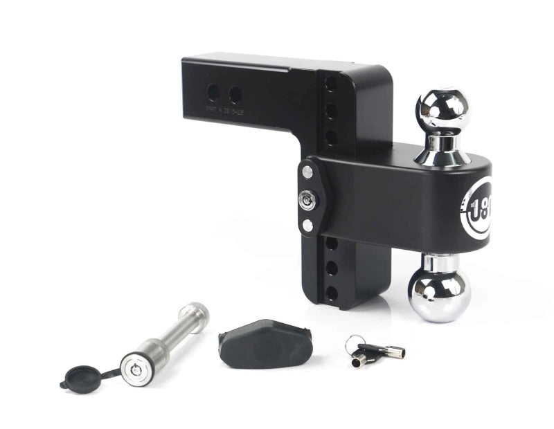 Weigh Safe 180 Hitch 6in Drop Hitch & 2.5in Shank (10K/18.5K GTWR) w/WS05 - Black Cerakote