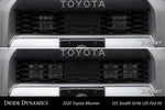 Diode Dynamics 14-23 Toyota 4Runner SS5 Stealth Grille LED 2-Pod Kit Sport - White Driving