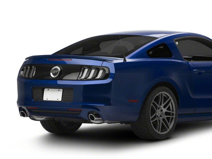Raxiom 13-14 Ford Mustang CXR Series LED Tail Lights- Black Housing- Smoked Lens
