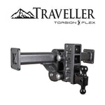 Gen-Y 27in Traveller Torsion-Flex 2.5in Shank 6in Drop 3.5K TW 21K Hitch Chassis Frame Mount