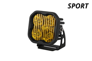 Diode Dynamics SS3 Sport ABL - Yellow Flood Standard (Single)