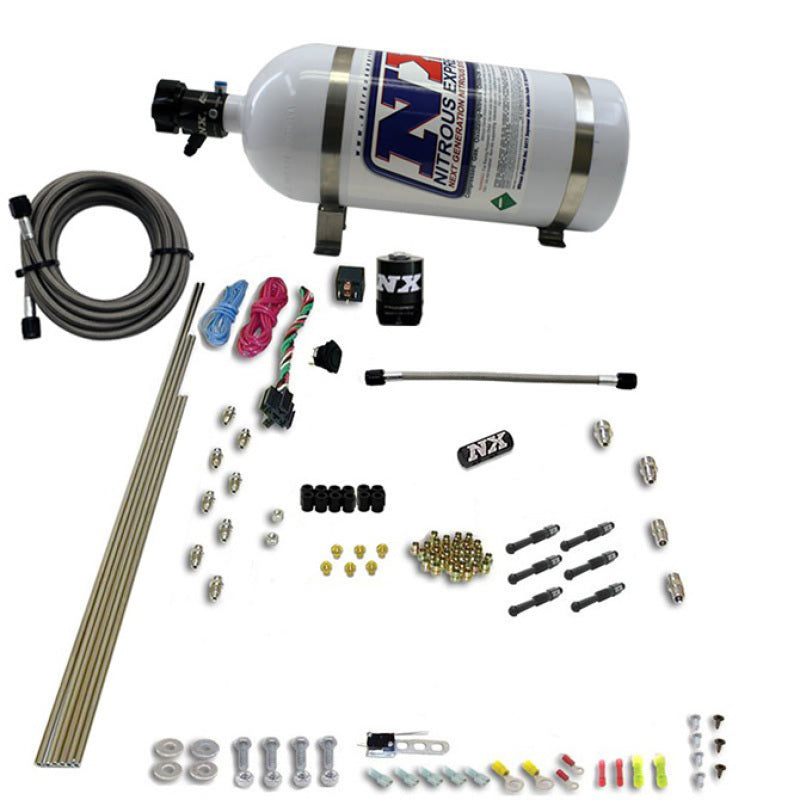 Nitrous Express 6-Cyl Dry Direct Port Nitrous System 15lb Bottle