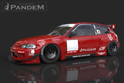 GReddy Pandem 92-98 Honda Civic Hatchback (EG) Rocket Bunny Full Wide-Body Aero Kit V1.5