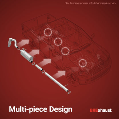 BRExhaust 08-17 Toyota Sequoia Exhaust Kit