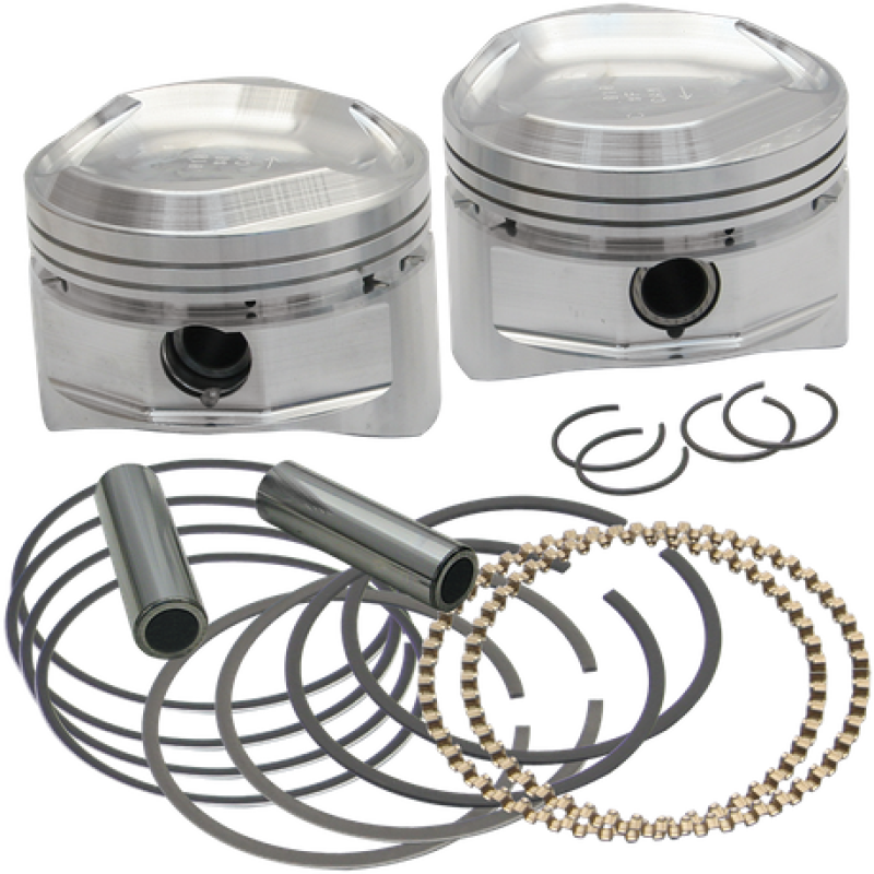 S&S Cycle 84-99 BT 3-5/8in Piston Set - .040in