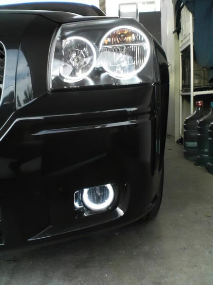 Oracle 05-10 Chrysler 300C LED Fog Light Halo Kit - Red