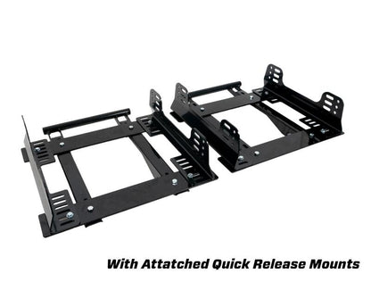 PRP Polaris RZR PRO XP / PRO R / Turbo R Composite Seat Mount Kit Adapters - Pair