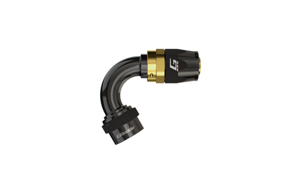 GReddy AN06 150 DEGREE HOSE END SWIVEL BLACK/GOLD ANODIZED