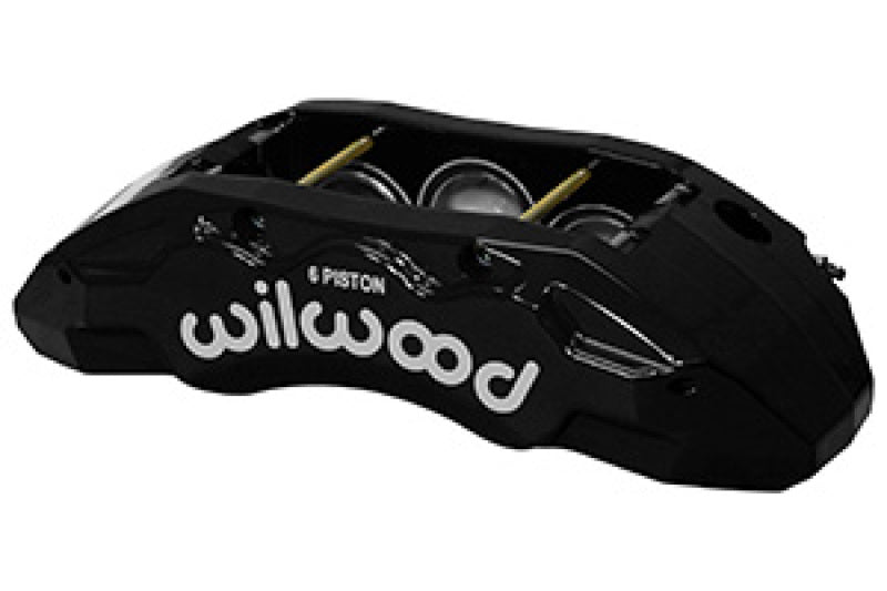 Wilwood Caliper-TX6R- R/H - Black 1.62/1.38/1.38in Pistons 1.38in Disc
