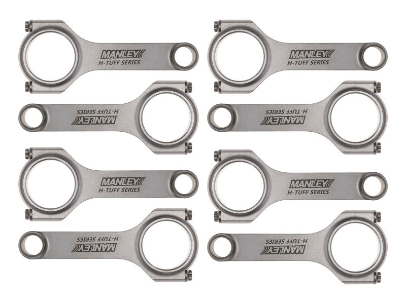 Manley Chrysler 5.7L/6.1L/6.4L Hemi ARP 8740 6.2in w/ 24mm Pin H Beam Connecting Rod - Set of 8