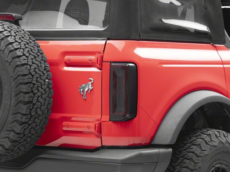 Raxiom 21-26 Ford Bronco Axial Series LED Tail Lights- Black Housing- Smoked Lens
