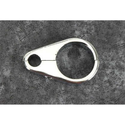 Bikers Choice 1 1/4 Inch Chrome Plain Clutch Cable Clamp