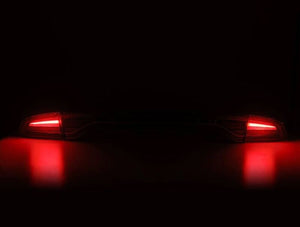 AlphaRex 15-23 Dodge Charger NOVA-Series Prismatic LED Tail Lights Black