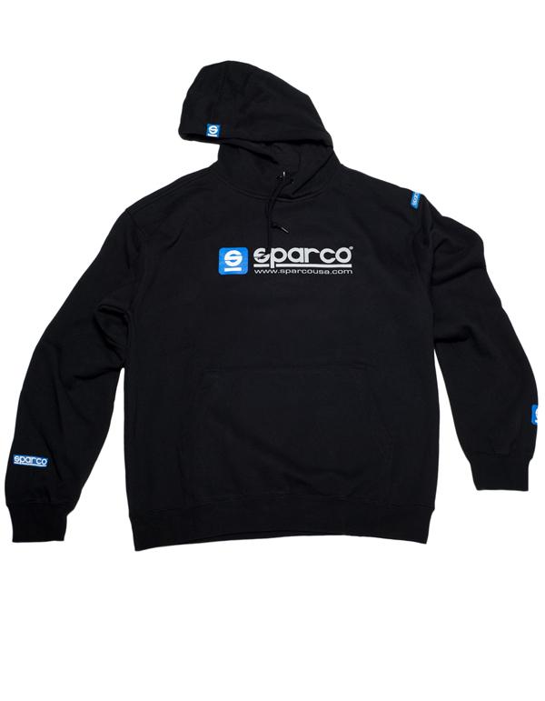 Sparco Sweatshirt Hooded WWW White XLRG