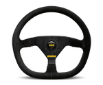Momo MOD88 Steering Wheel 320 mm -  Black Suede/Black Spokes