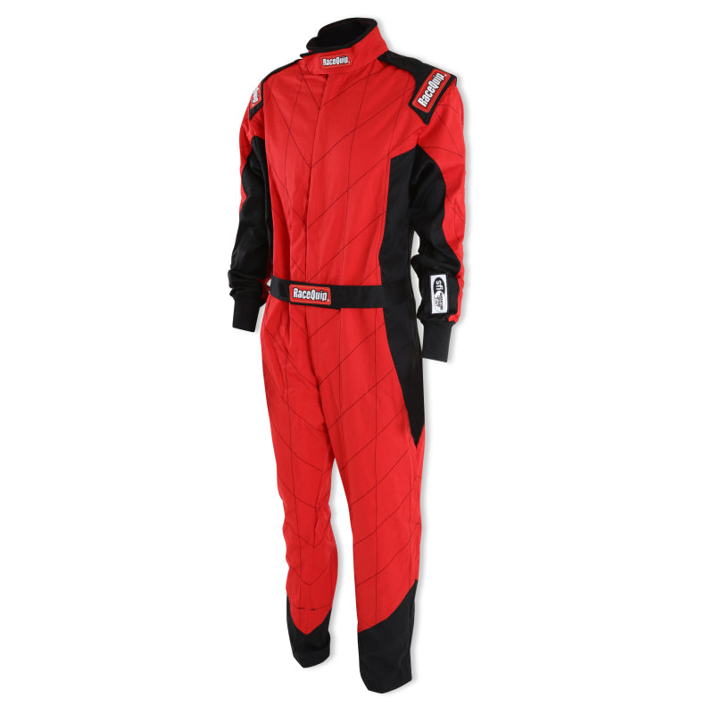 RaceQuip Red Chevron-1 Suit - SFI-1 Large