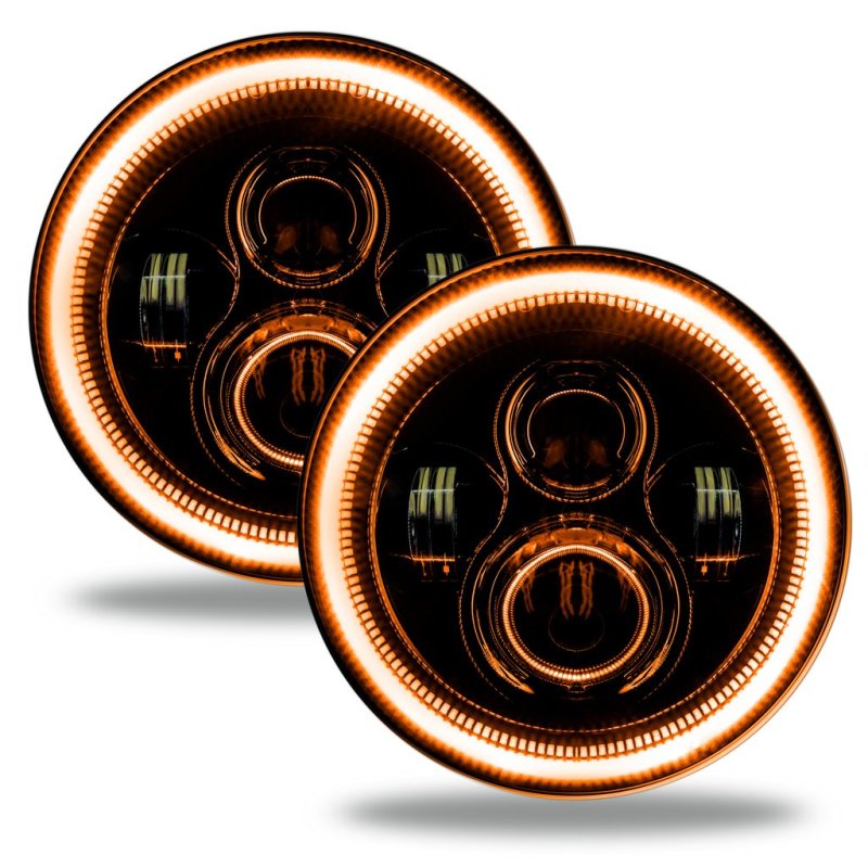 Oracle Jeep Wrangler JL/Gladiator JT 7in. High Powered LED Headlights (Pair) - Dynamic