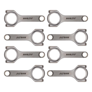 Manley Chevy Small Block LS-1 6.125in H Beam w/ ARP 2000 Connecting Rod Set