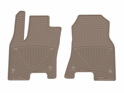WeatherTech 2025 Ram Truck 1500 (Incl. RHO) CC/QC (No Vinyl) Front All-Weather Floor Mats - Tan
