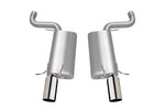 Gibson 06-08 Cadillac STS V 4.4L 2.5in Axle-Back Dual Exhaust - Stainless