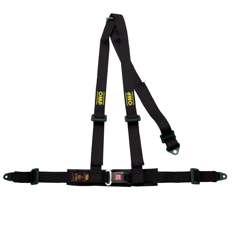 OMP 3 Point Harness - Black