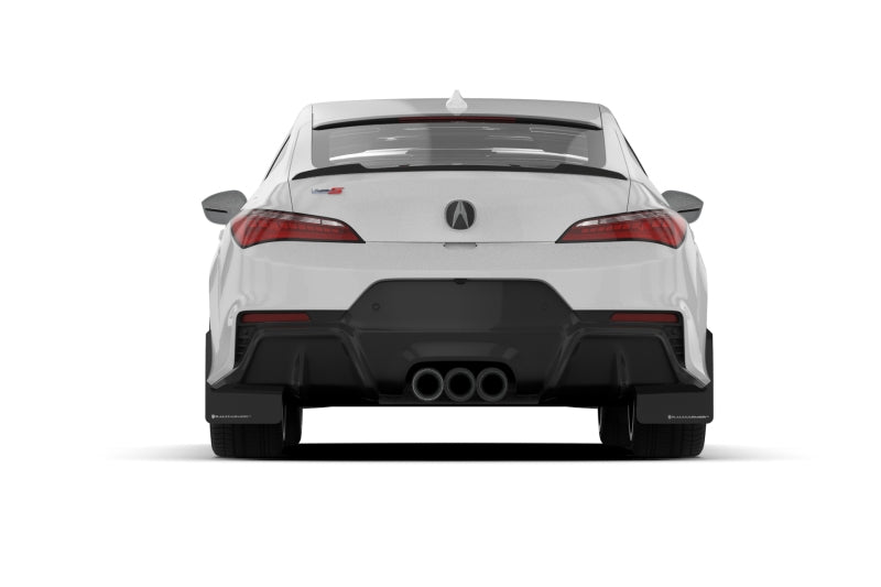 Rally Armor 23-24 Acura Integra A-Spec Black UR Mud Flap W/Dark Grey Logo (No Drill Req)