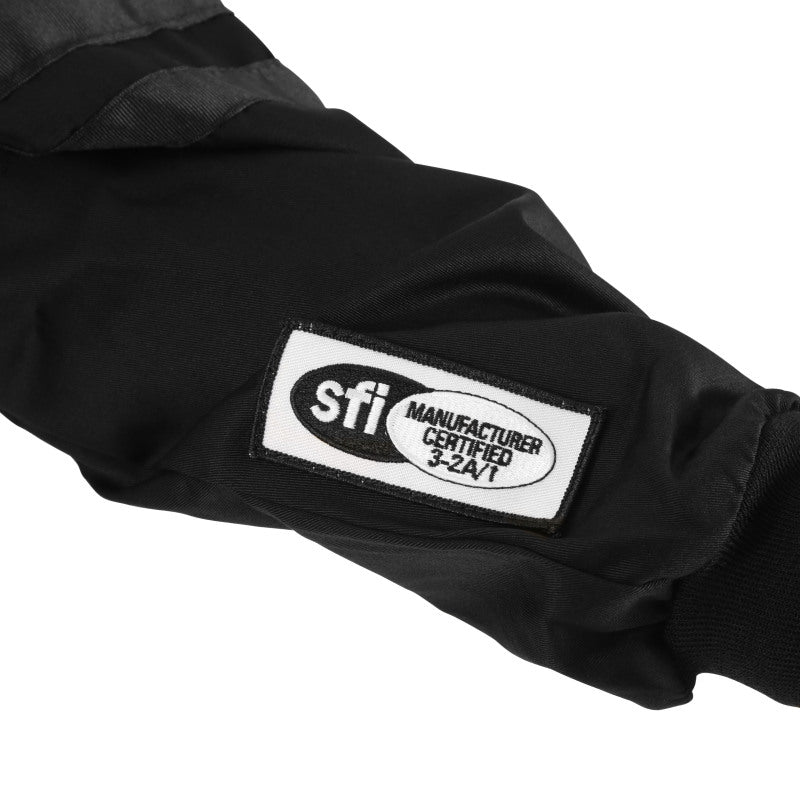 RaceQuip Black SFI-1 1-L Jacket - Medium Tall