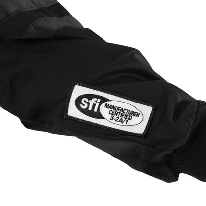 RaceQuip Black SFI-1 1-L Jacket - Medium Tall
