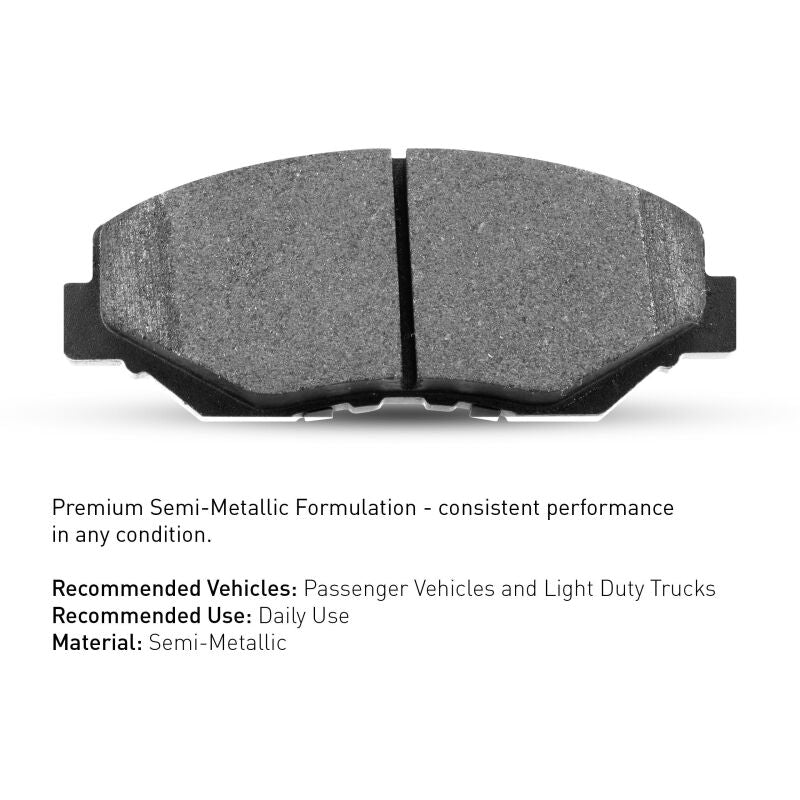 R1 99-10 Volkswagen Golf Front Semi Met Brake Pads