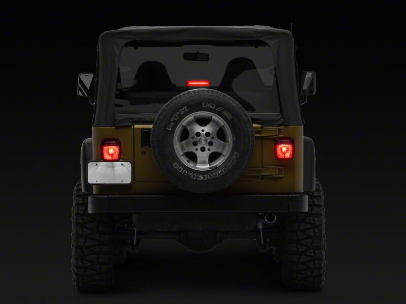 Raxiom 97-06 Jeep Wrangler TJ LED Third Brake Light- Red