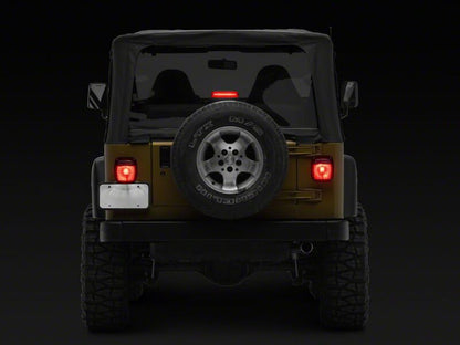Raxiom 97-06 Jeep Wrangler TJ LED Third Brake Light- Red