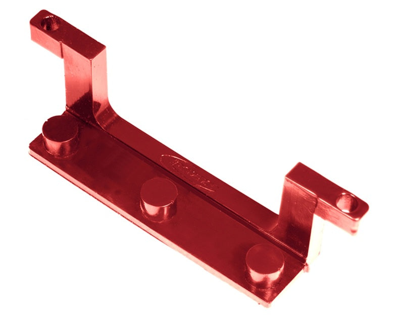 Daystar License Plate Bracket for Roller Fairlead Isolator Red