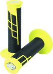 ProTaper Clamp-On 1/2 Waffle Grip - Neon Yellow/Black