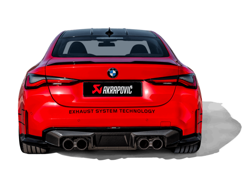 Akrapovic 21-22 BMW M3 (G80) / M4 (G82, G83) Rear Carbon Fiber Diffuser - High Gloss Black