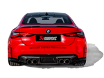 Akrapovic 21-22 BMW M3 (G80) / M4 (G82, G83) Rear Carbon Fiber Diffuser - High Gloss Black