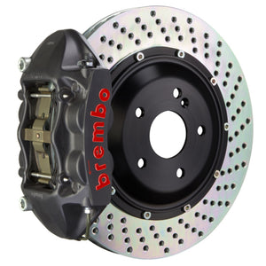 Brembo 23+ GR Corolla Rear GTS BBK 4 Piston Cast 345x28 2pc Rotor Drilled-Black HA