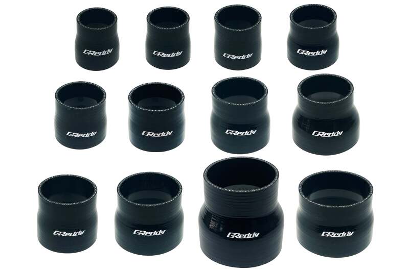 GReddy 60-70mm Silicone Reducer Hose - Black