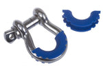 Daystar D-Ring Shackle Isolator Blue Pair