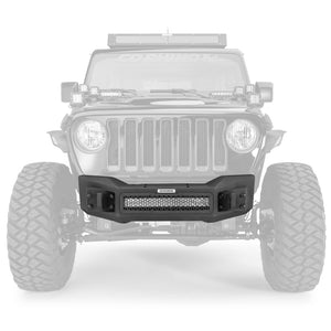 Go Rhino 07-20 Jeep Wrangler JL/JLU/JK/JKU/Gladiator JT Rockline Front Stubby Bumper