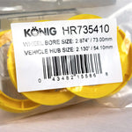 Konig Hub Ring Set (4pcs) - 73.1mm O.D. / 54.1mm I.D.