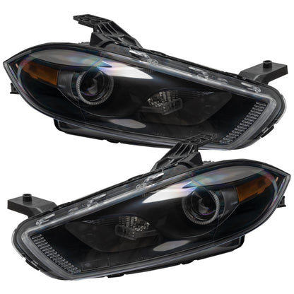 Oracle 13-16 Dodge Dart SMD HL - Black - Halogen - ColorSHIFT w/o Controller