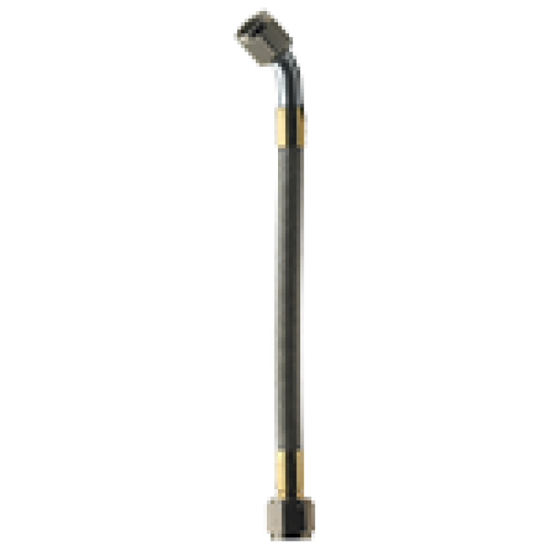 Fragola -8AN Hose Assembly Straight x 45 Degree Alum Nut 48in