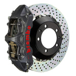 Brembo 06-12 325i Excl xDrive Fr GTS BBK 6Pis Cast 380x32 2pc Rotor Drilled-Black HA