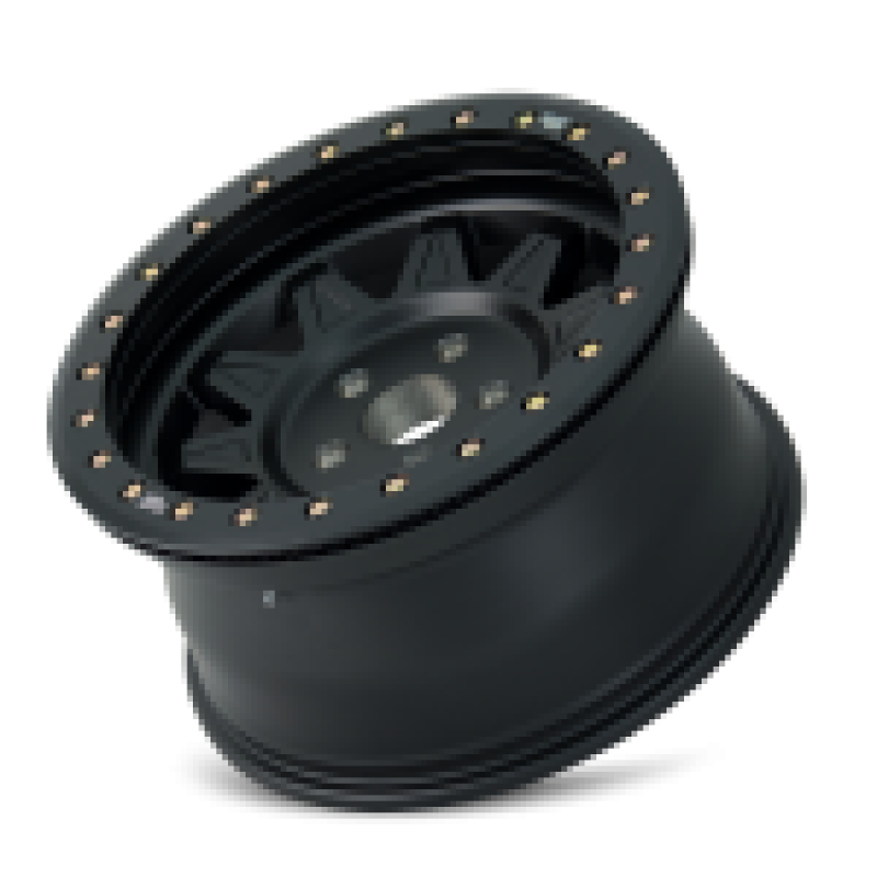 Dirty Life 9302 Roadkill 17x9/8x170 BP/-14mm Offset/130.8mm Hub Matte Black Wheel - Beadlock