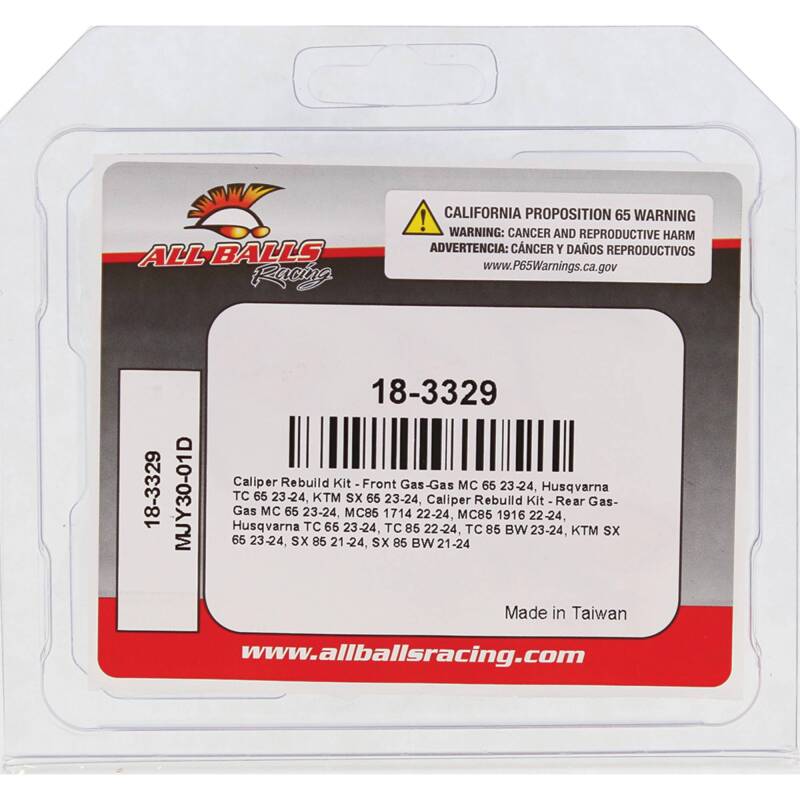 All Balls Racing Caliper Rebuild Kit